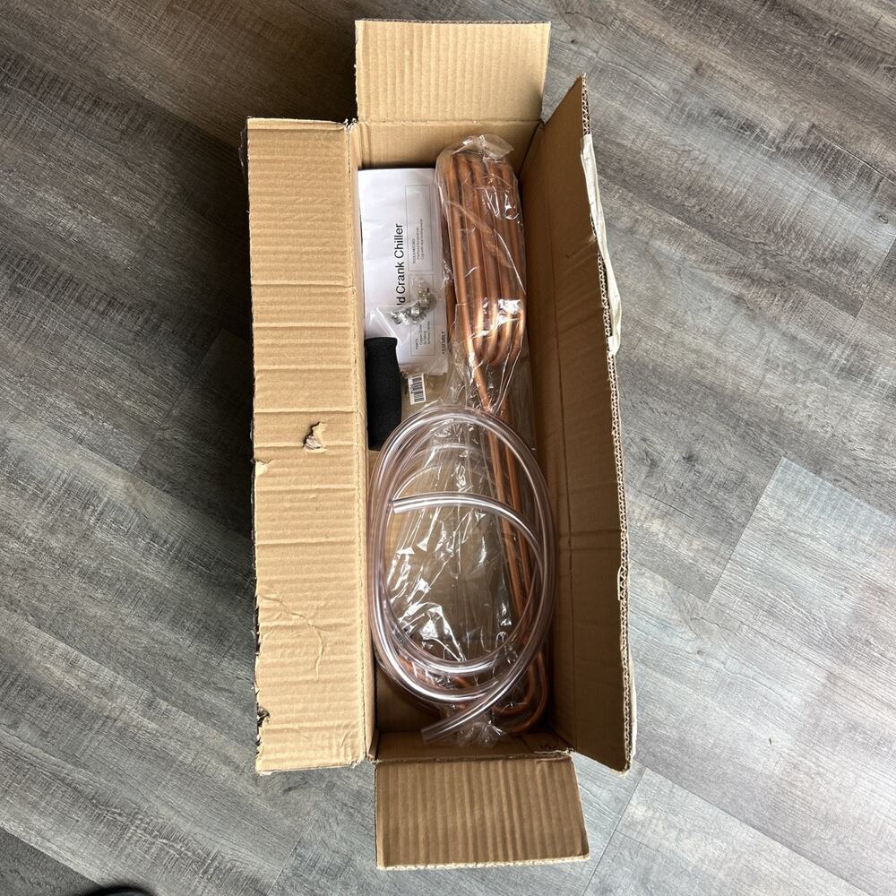 NEW Open Box Northern Brewer Cold Crank Wort Chiller Copper Immersion Coil Kit - Picture 4 of 4